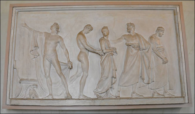 Briséis rendue par Achille aux hérauts d’Agamemnon, (Musée Correr, Venise)
