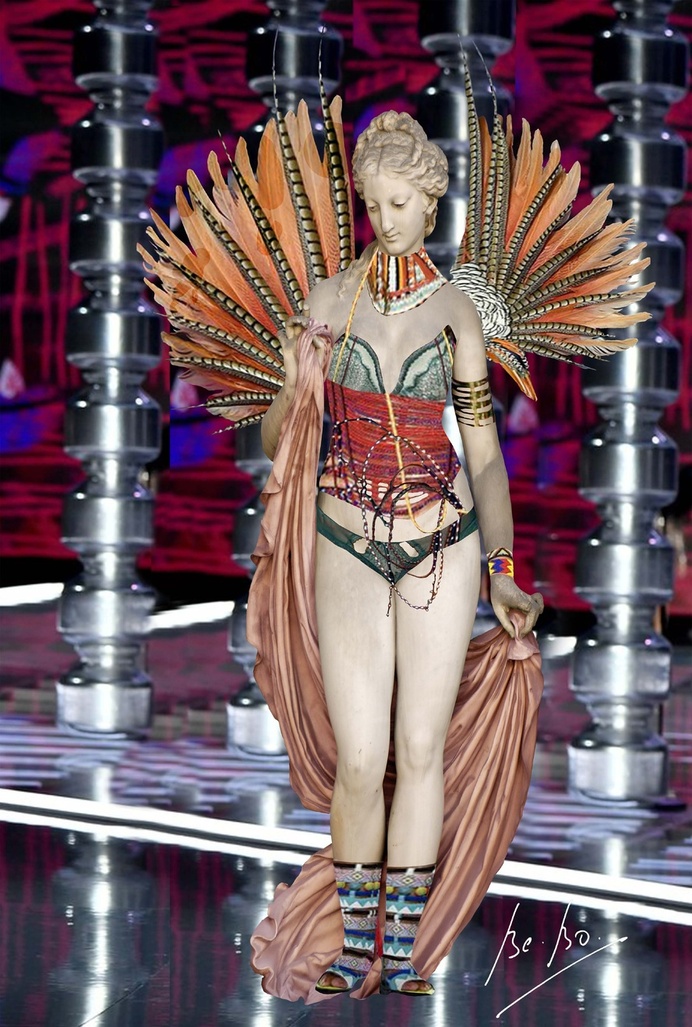 Leucothoé revêtue de Victoria's Secret, défilé China, 2017