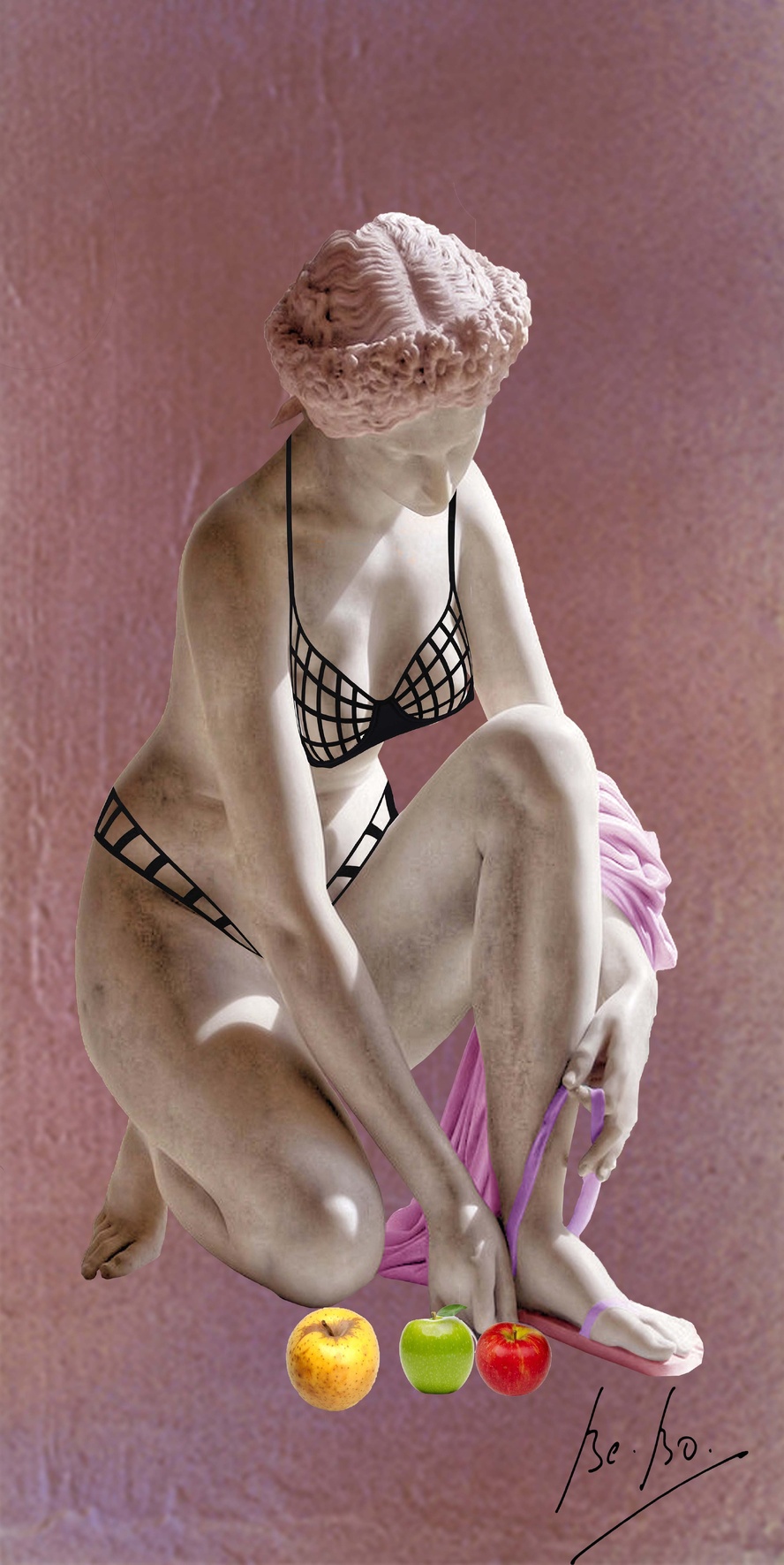 Freinée dans son élan, l'alliciante Atalante ne peut résister au charme de ces pommes du Jardin des Hespérides