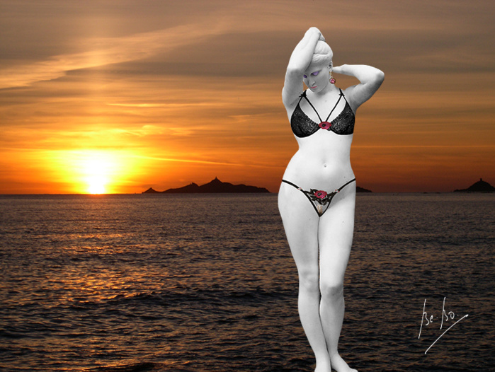 Vague ruisselante dans la nef de mon ventre, profond est le désir qui transcende nos âmes....