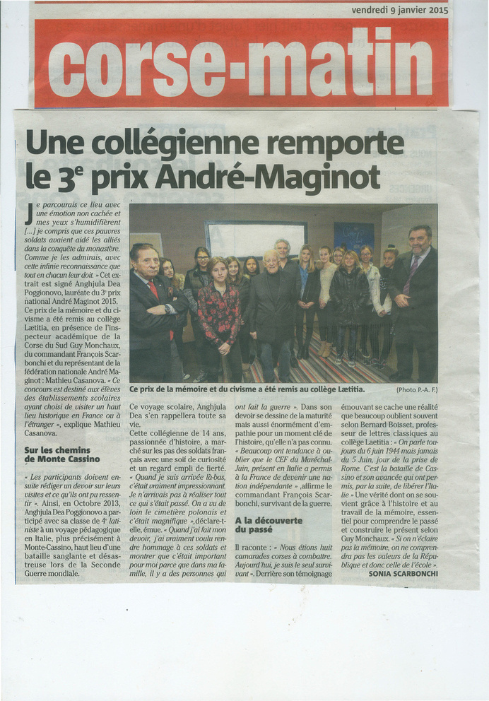 Une latiniste à l'honneur