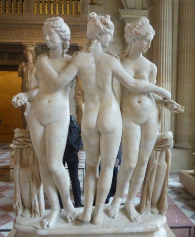 Les Trois Grâces, llème siècle, Musée du Louvre