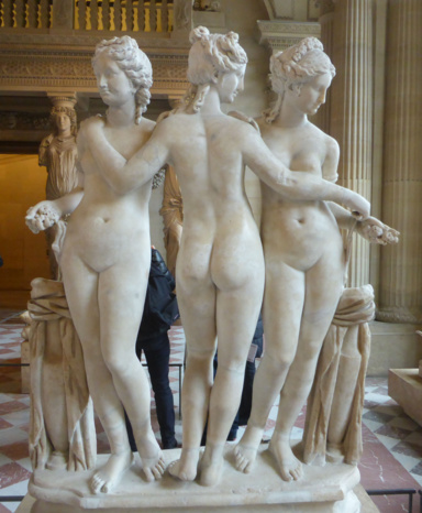 Les Trois Grâces, llème siècle, Musée du Louvre Les Trois Grâces, llème siècle, Musée du Louvre