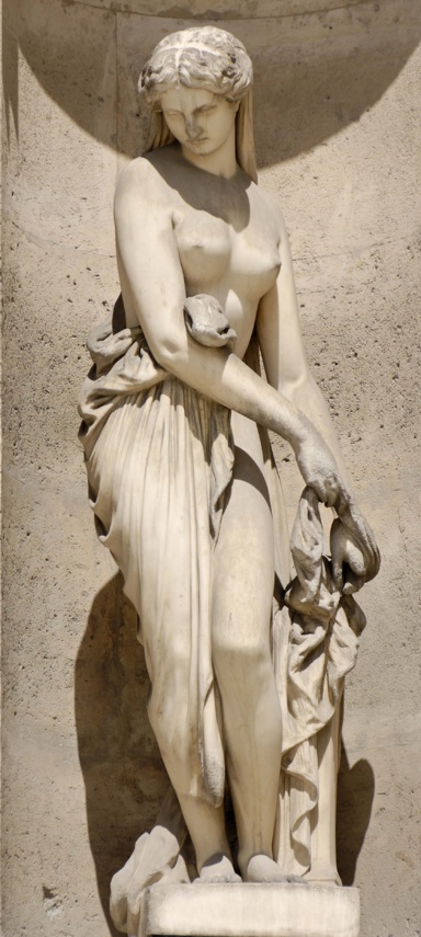 Campaspe, la concubine préférée d'Alexandre, musée du Louvre, Auguste Ottin, 1811-1890