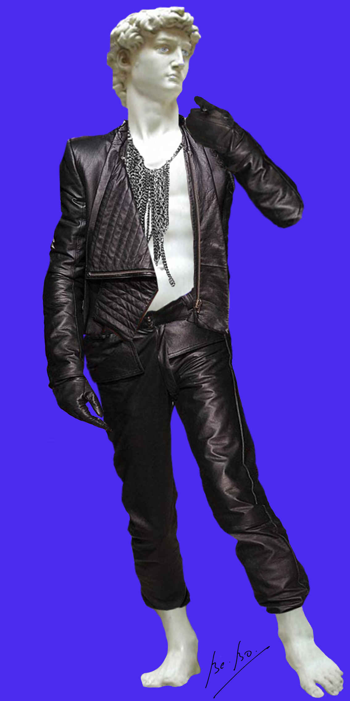 David habillé par Gareth Pugh David habillé par Gareth Pugh