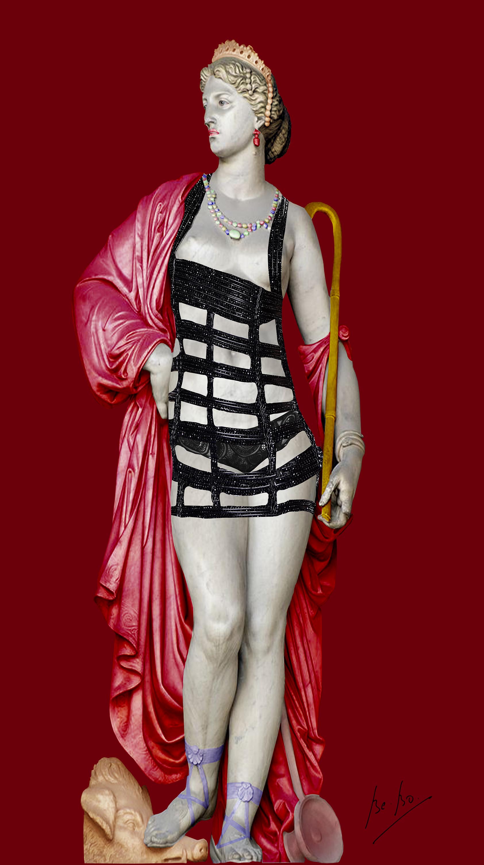 Circé vêtue de pureté candide et de Balmain Circé vêtue de pureté candide et de Balmain