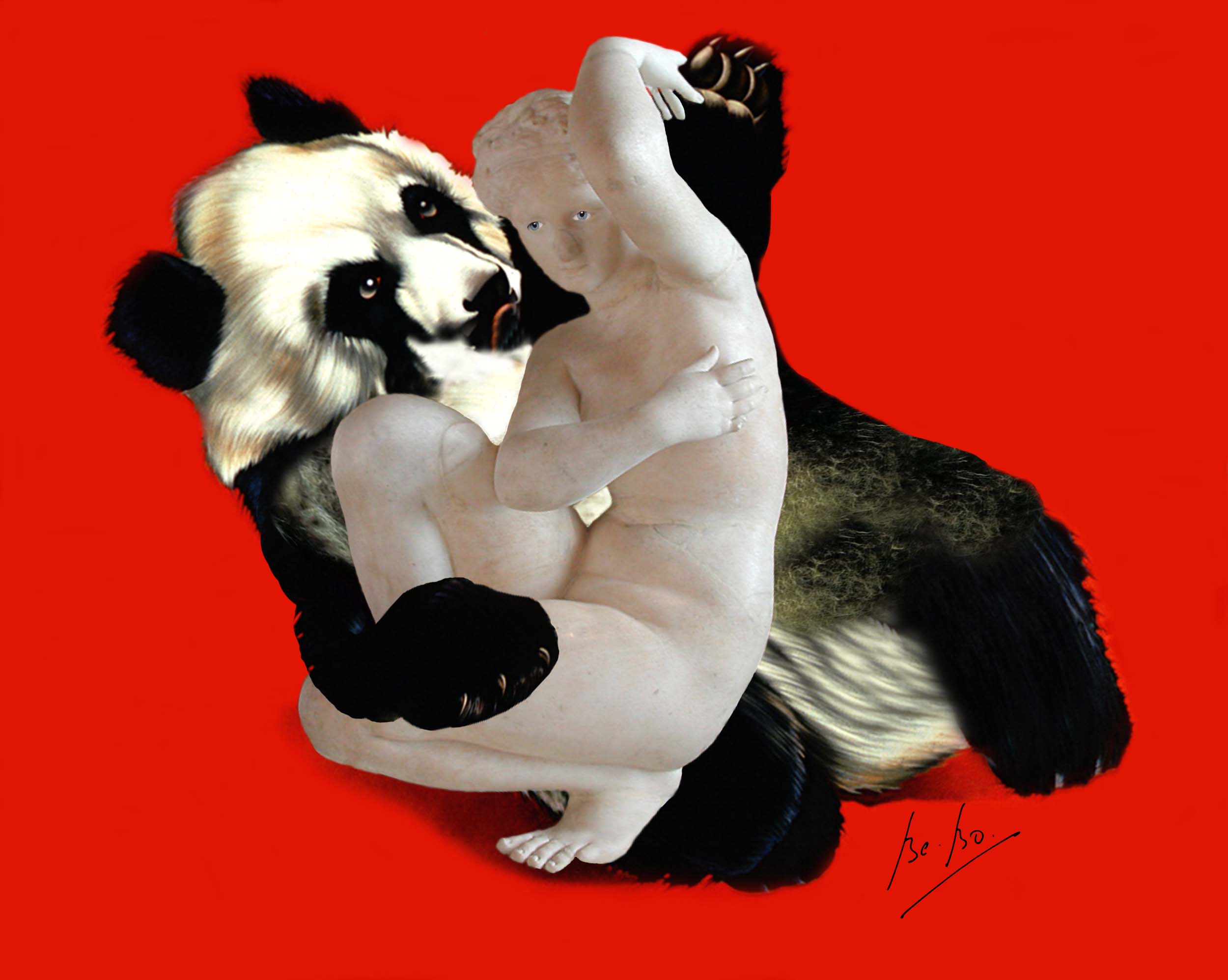 Baigneuse réconfortée Baigneuse réconfortée