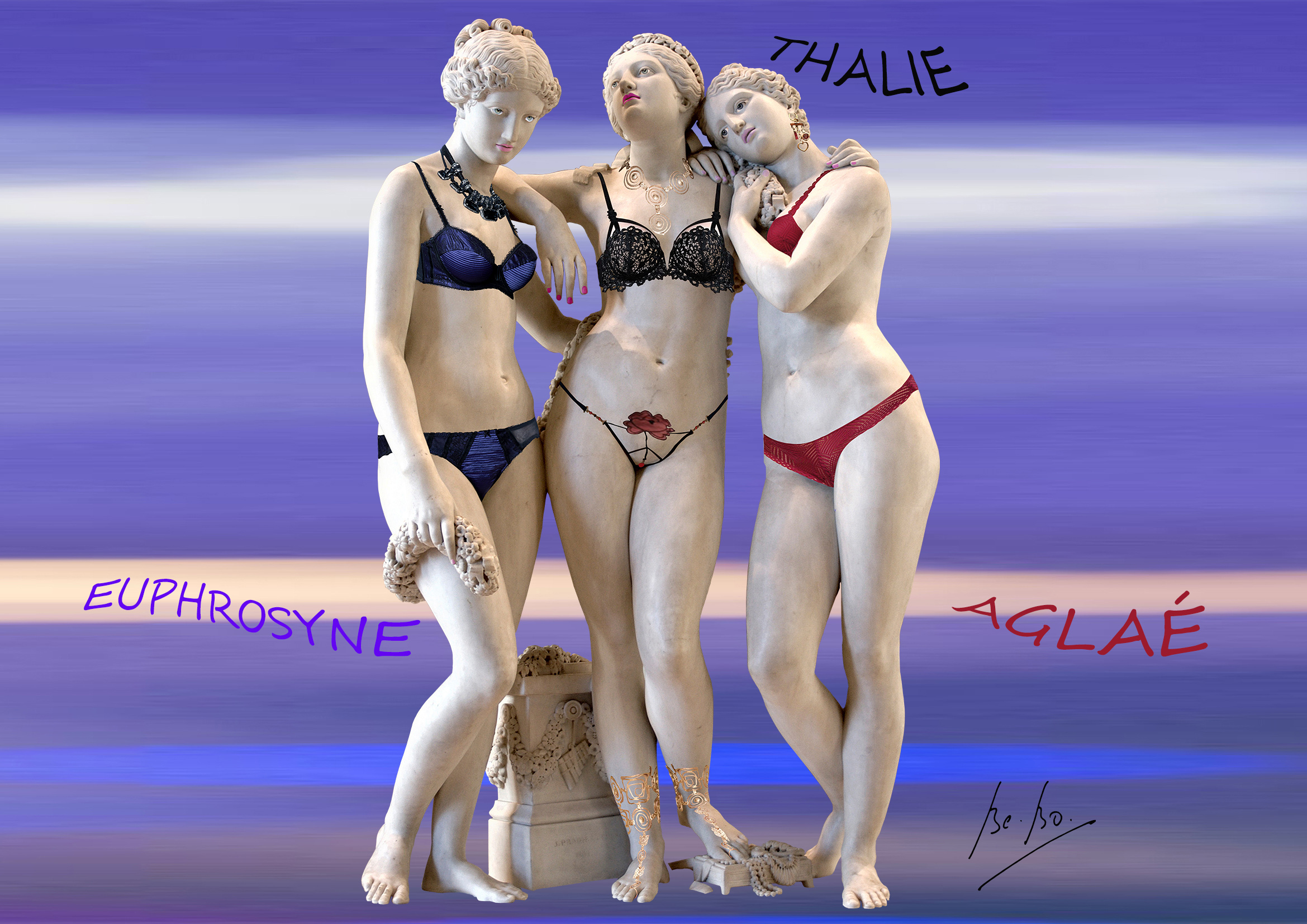 Décembre, Les Trois Grâces Décembre, Les Trois Grâces