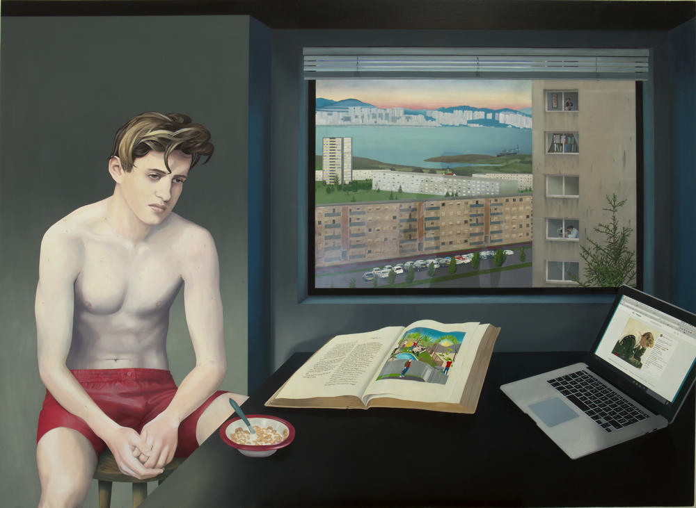 Vue d'un appartement, Jean Claracq Vue d'un appartement, Jean Claracq