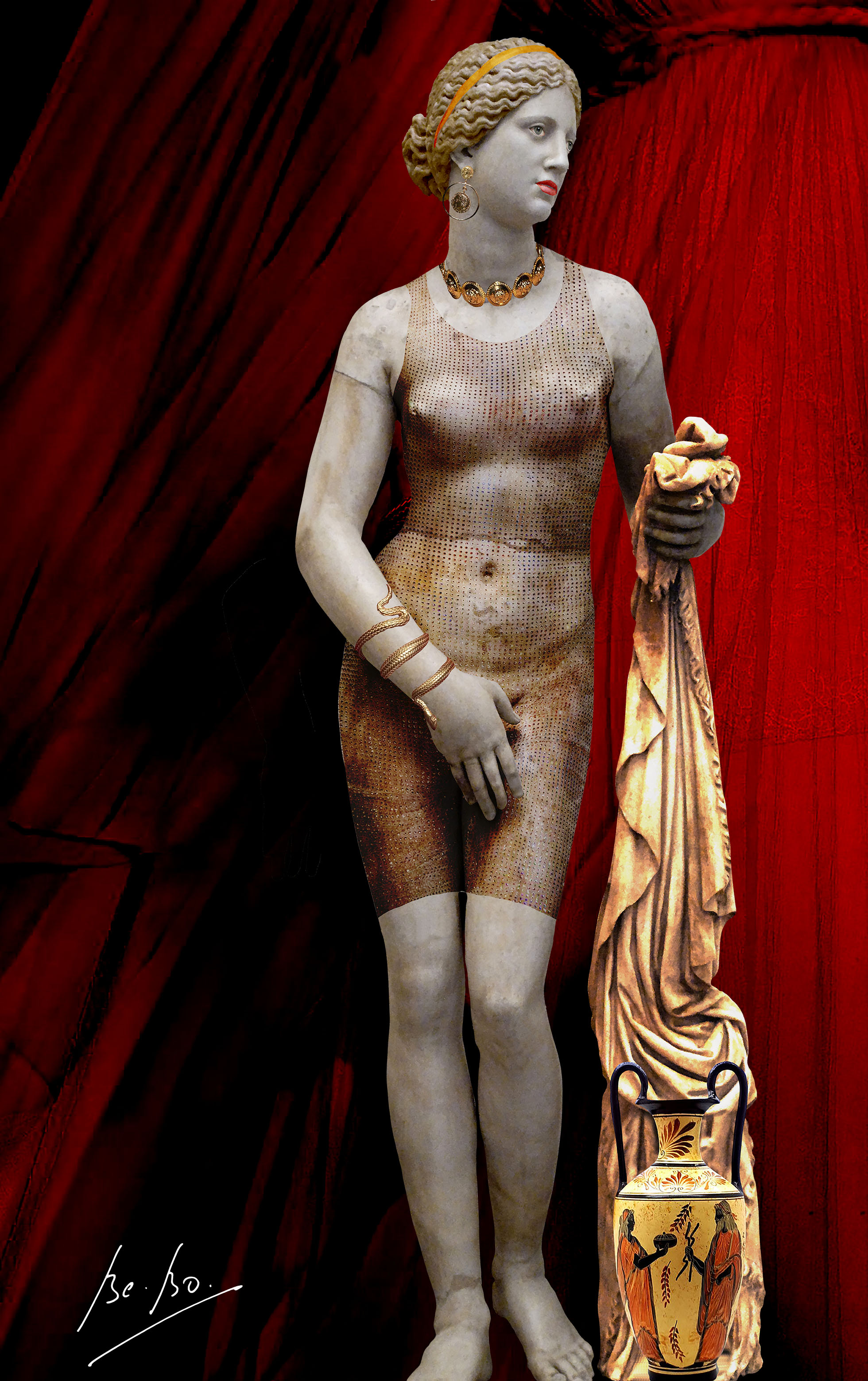 Aphrodite couverte d'or de Dior Aphrodite couverte d'or de Dior