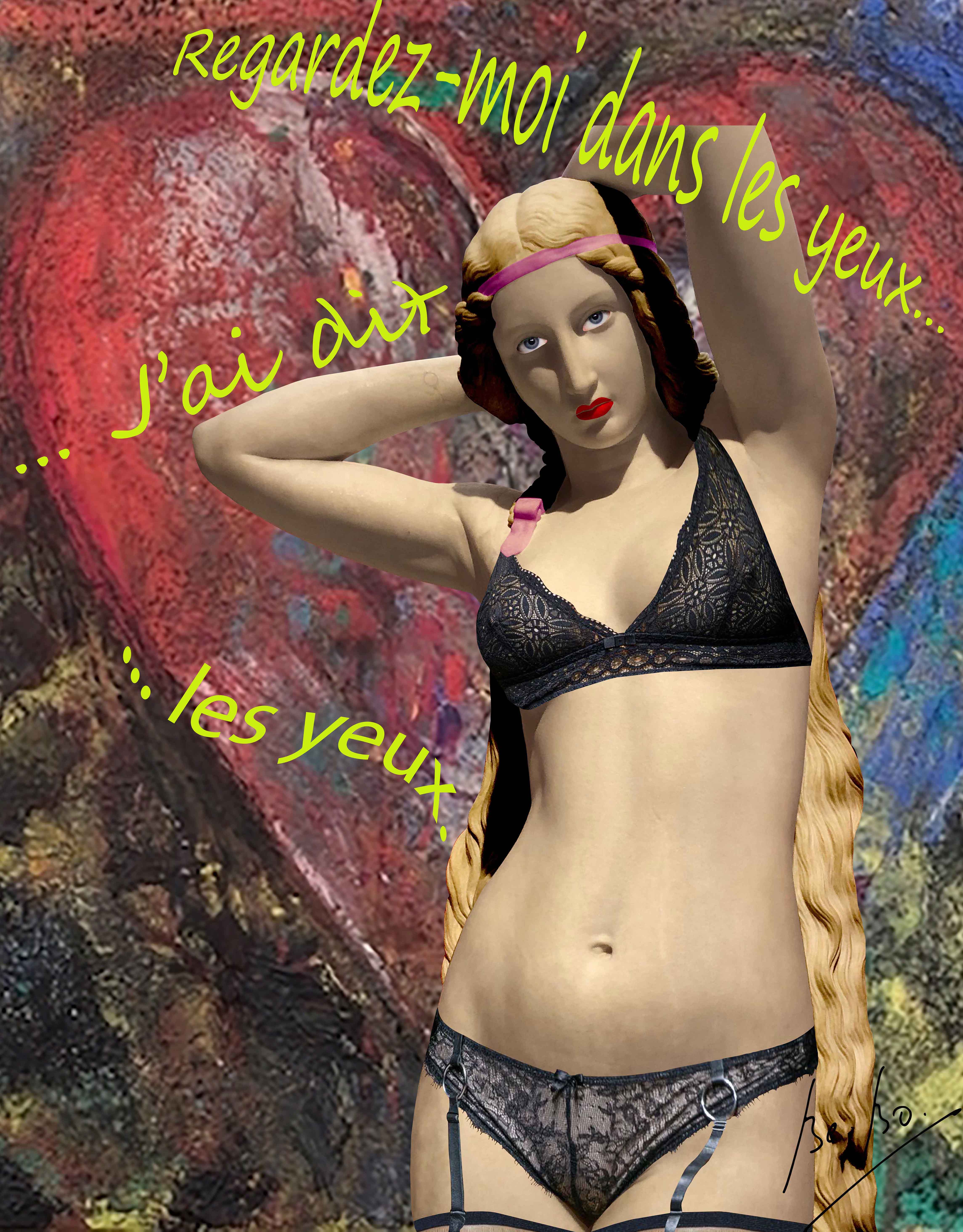 Nyssia copiée par Eva Herzigova Nyssia copiée par Eva Herzigova