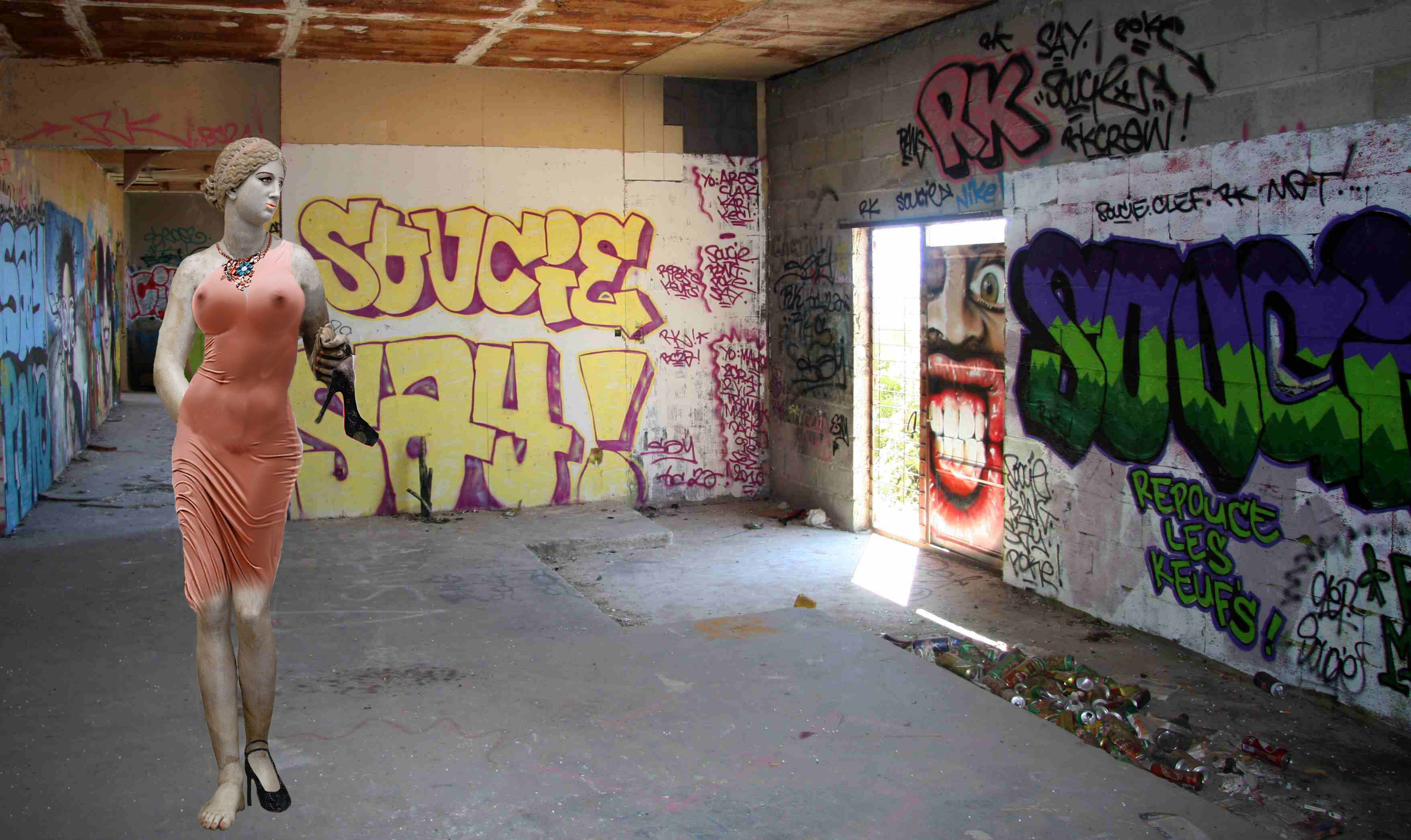 Antiquité et Post modernisme ! Choc des cultures... Antiquité et Post modernisme ! Choc des cultures...