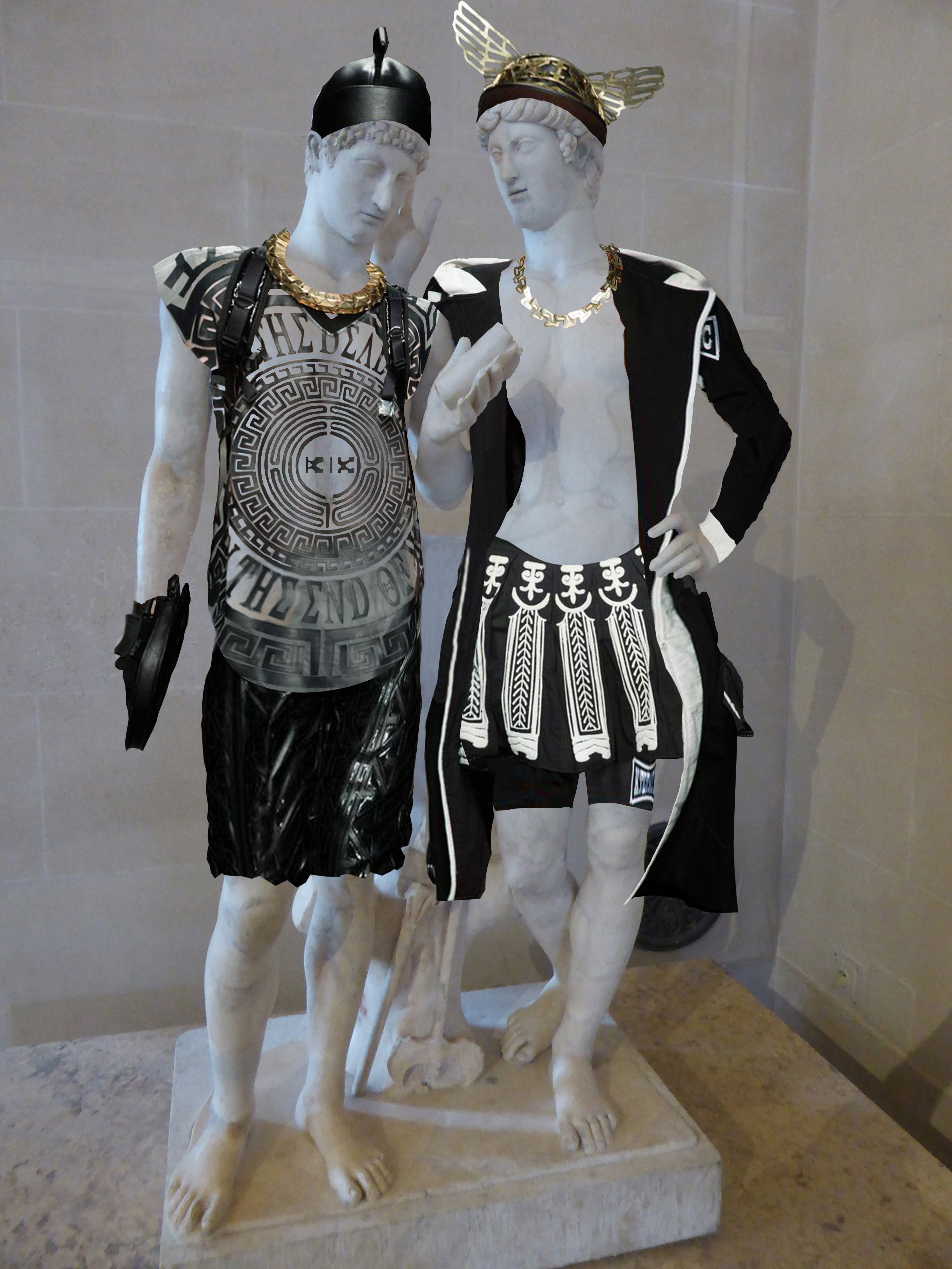 Oreste et Pylade avant gardiste de la mode Oreste et Pylade avant gardiste de la mode