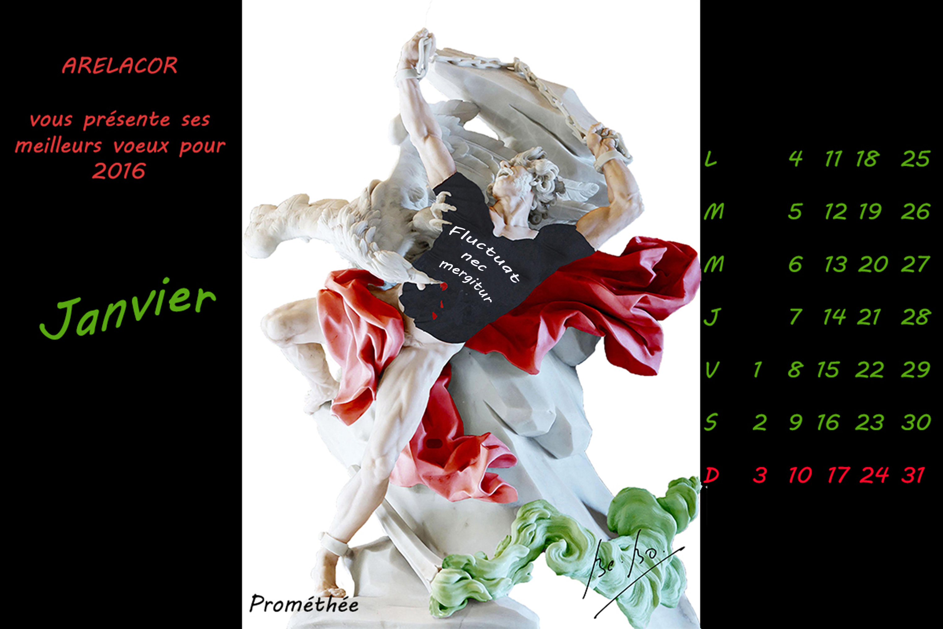 Le calendrier d'ARELACOR Le calendrier d'ARELACOR