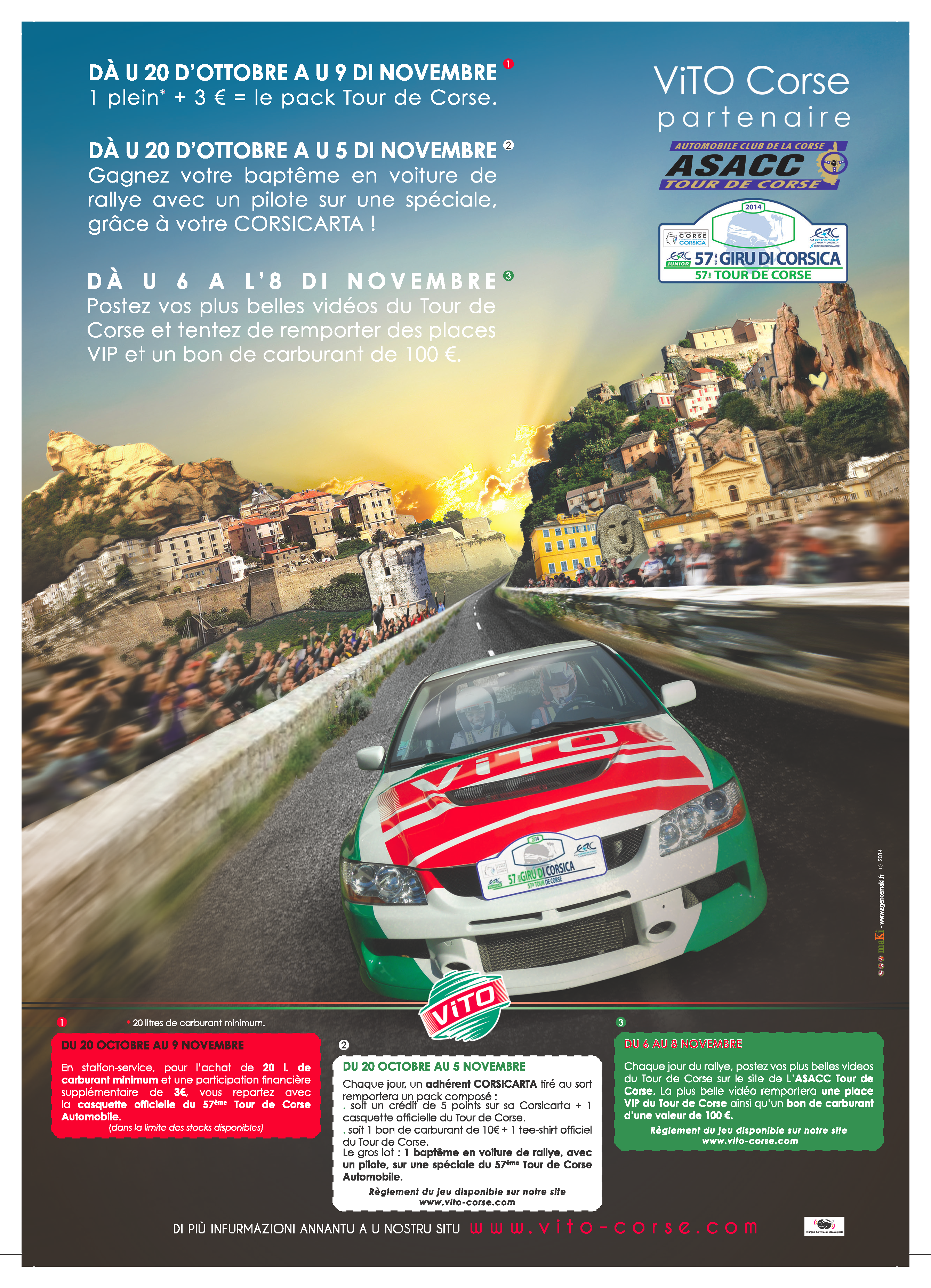 FILMEZ VOTRE TOUR DE CORSE ERC 2014!