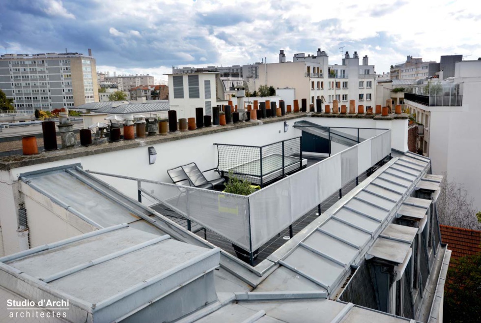 A Paris: un duplex avec terrasse A Paris: un duplex avec terrasse