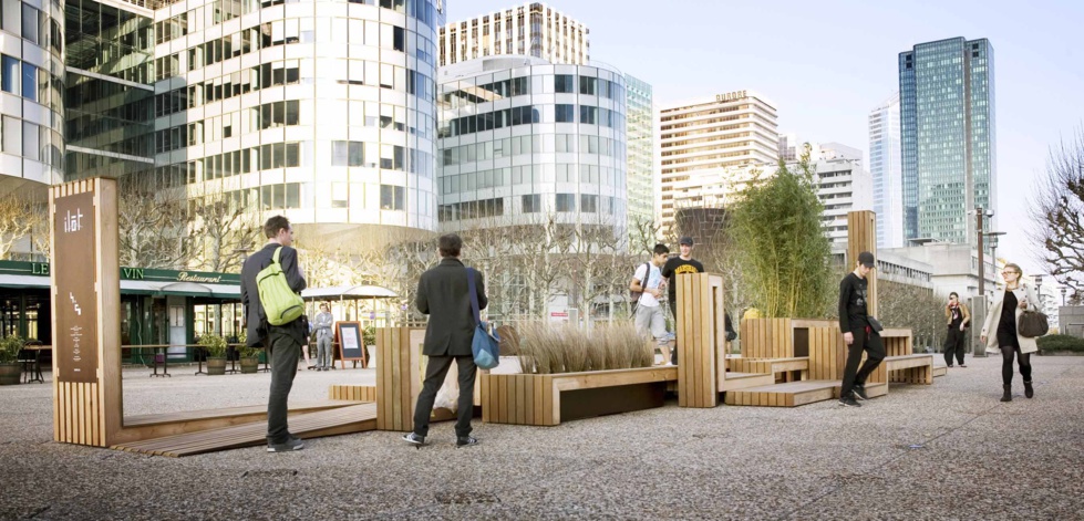 Mobilier urbain en bois Mobilier urbain en bois