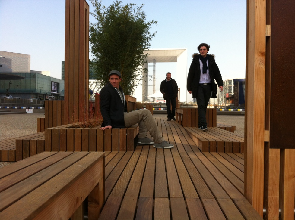 Mobilier urbain en bois Mobilier urbain en bois