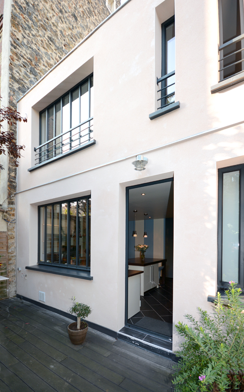 Extension d'une maison de ville