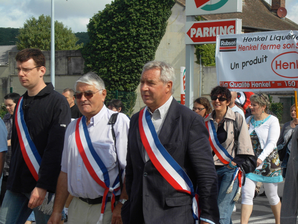 Les élus de Louviers soutiennent les salariés d'Henkel