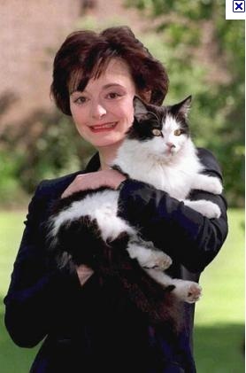 Humphrey, dans les bras de Chérie Blair, épouse de Tony Blair
