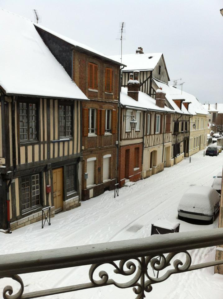 Louviers sous la neige...