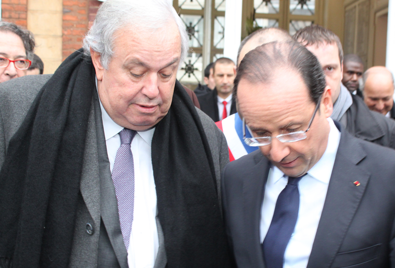 Louviers : Des images de la visite de François Hollande