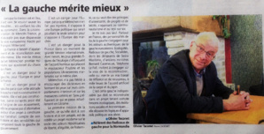Tribune libre parue dans « La Dépêche de l'Eure »