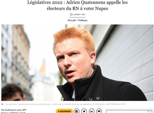 Séisme à gauche Séisme à gauche