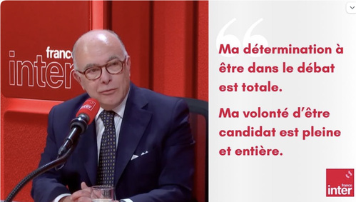 France Inter : Bernard Cazeneuve sort du bois ! France Inter : Bernard Cazeneuve sort du bois !