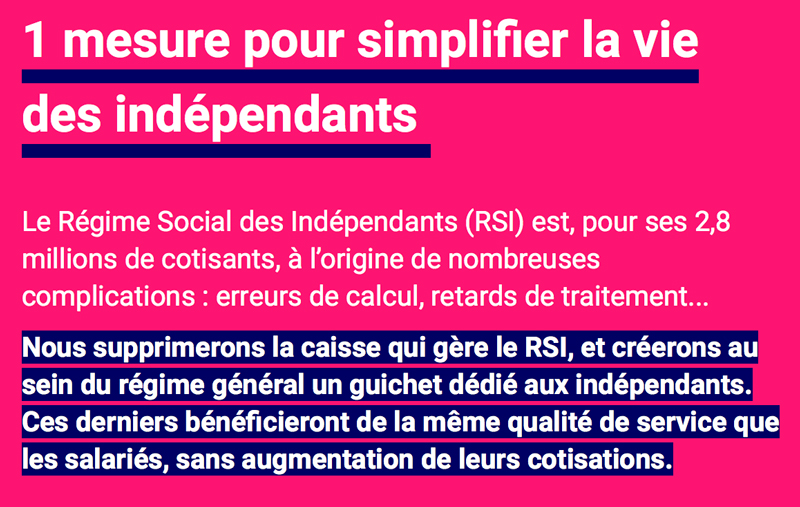 Une mesure pour simplifier la vie des indépendants