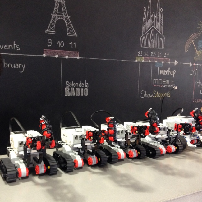 Tout est près pour demain.