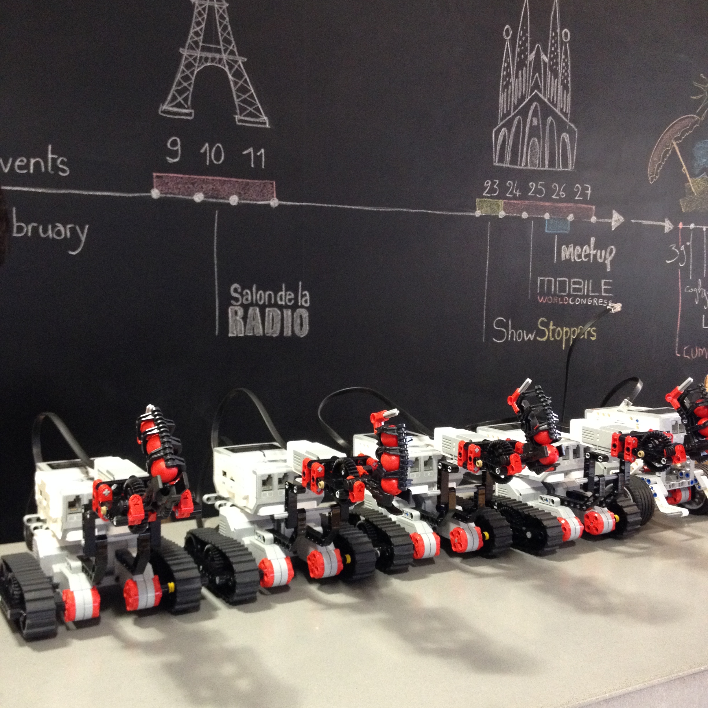 Tout est près pour demain.