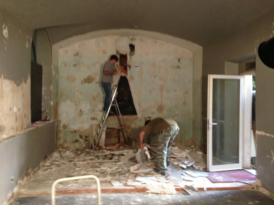 Début des travaux : On casse tout ! Début des travaux : On casse tout !