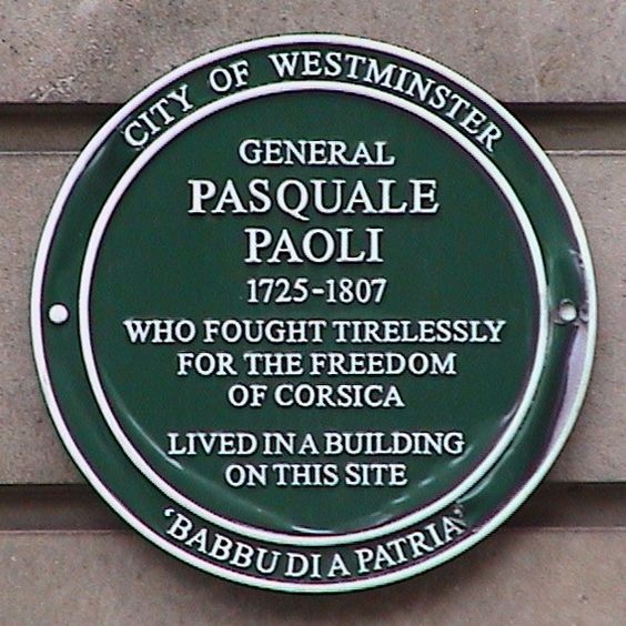 Le gouvernement de Pasquale Paoli