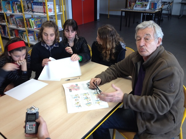 Battì Manfruelli à u cullegiu di Biguglia