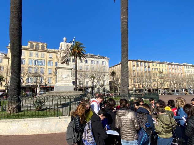 A 5B à a scuperta di a storia di Bastia