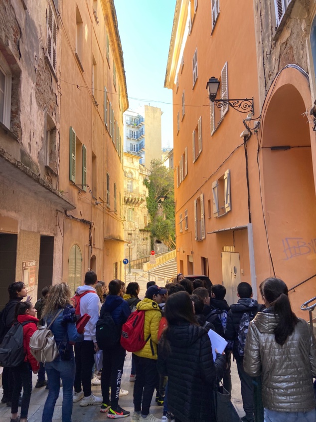 A 5B à a scuperta di a storia di Bastia A 5B à a scuperta di a storia di Bastia