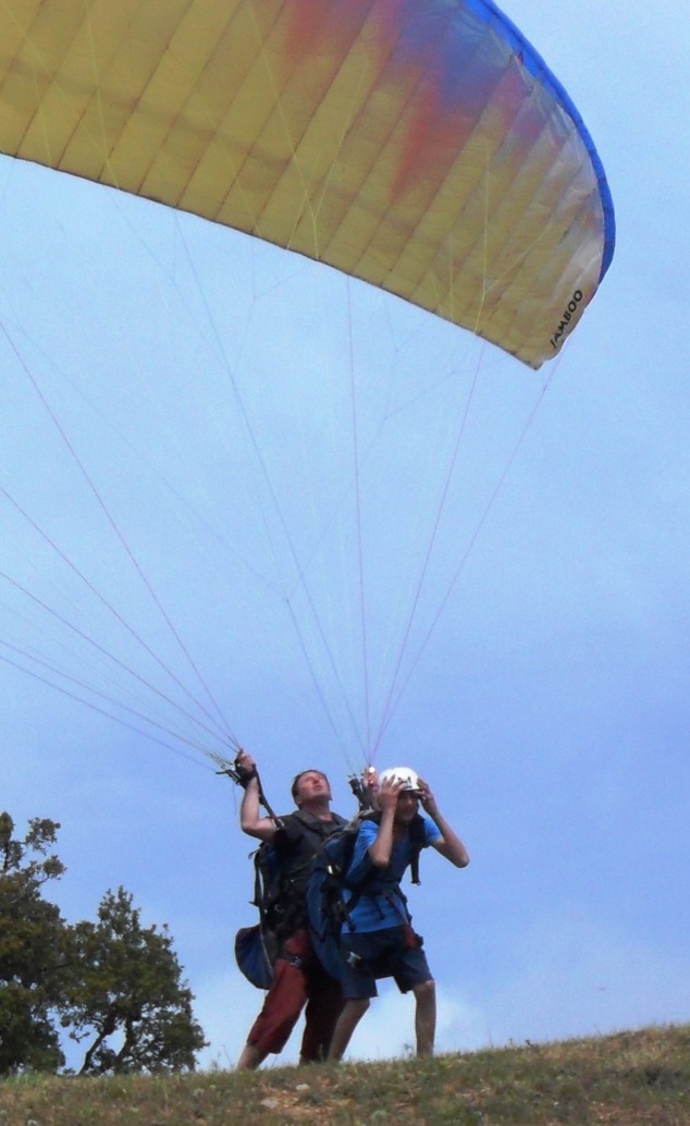 Scuperta di l'attività parapendita
