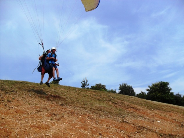Scuperta di l'attività parapendita