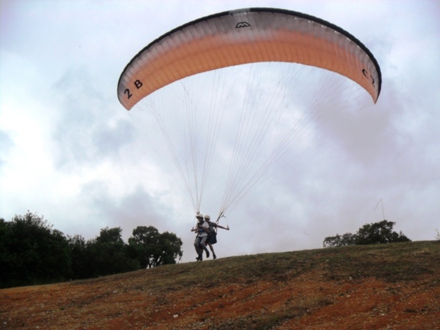 Scuperta di l'attività parapendita