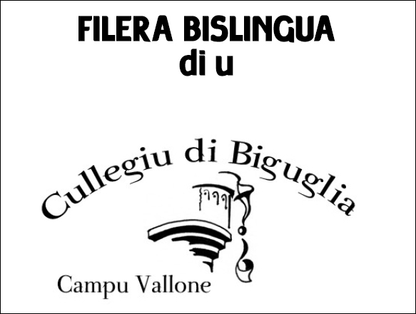Ducumentu : un'avvicinanza di a filera bislingua in qualchì esempiu