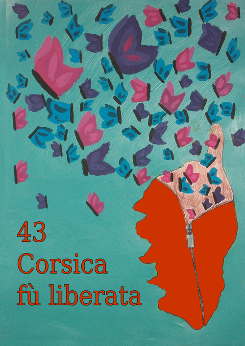 1943 Corsica fù liberata : l'affissi fatti da i zitelli