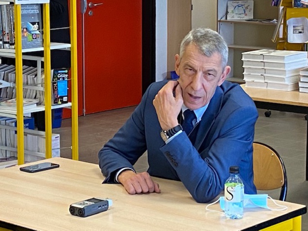 U deputatu Michele Castellani era l'invitatu di u cullegiu