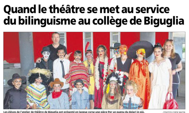 Teatru : l'articulu di Corse-Matin