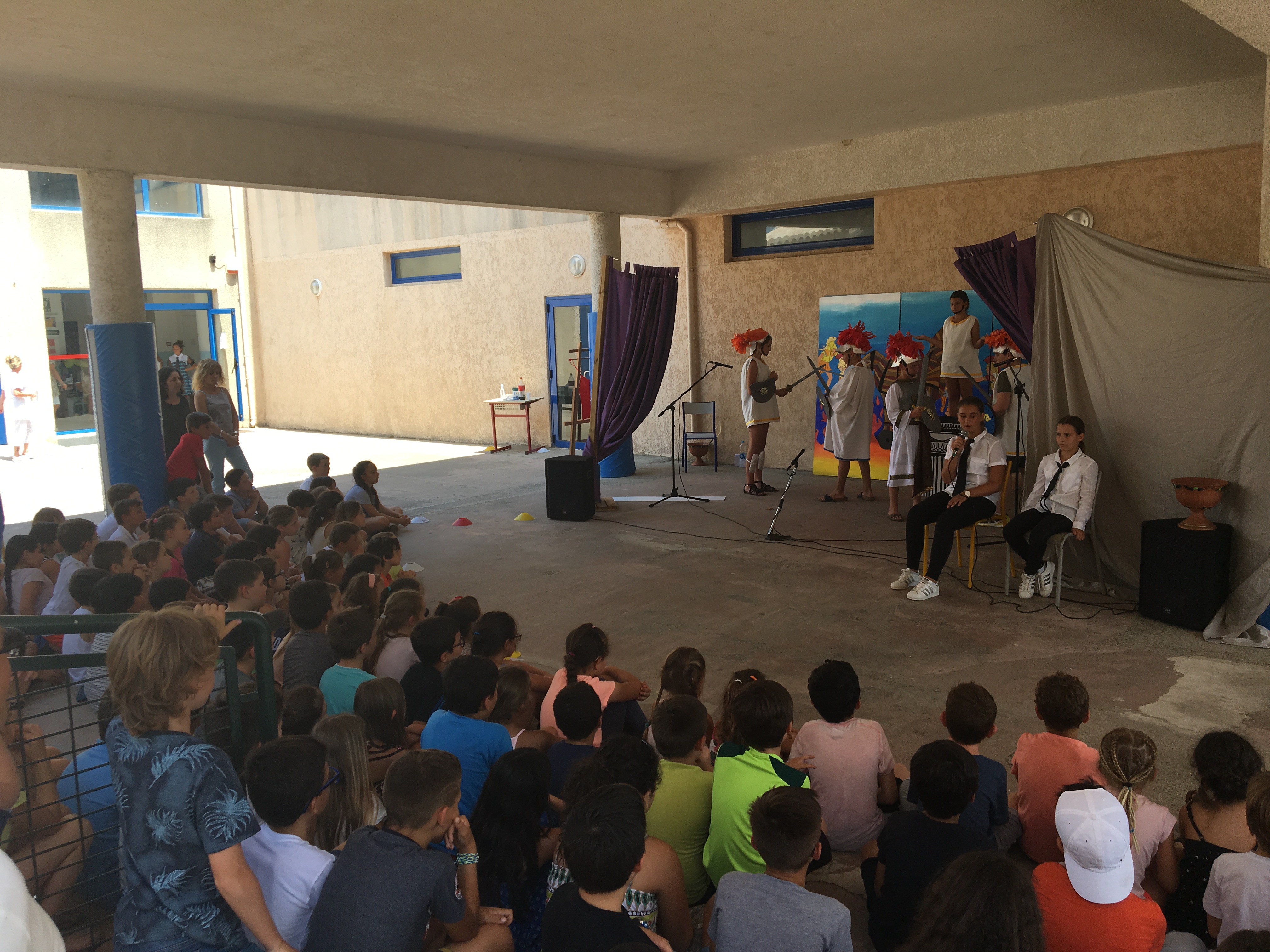 Teatru à a scola Toussaint Massoni