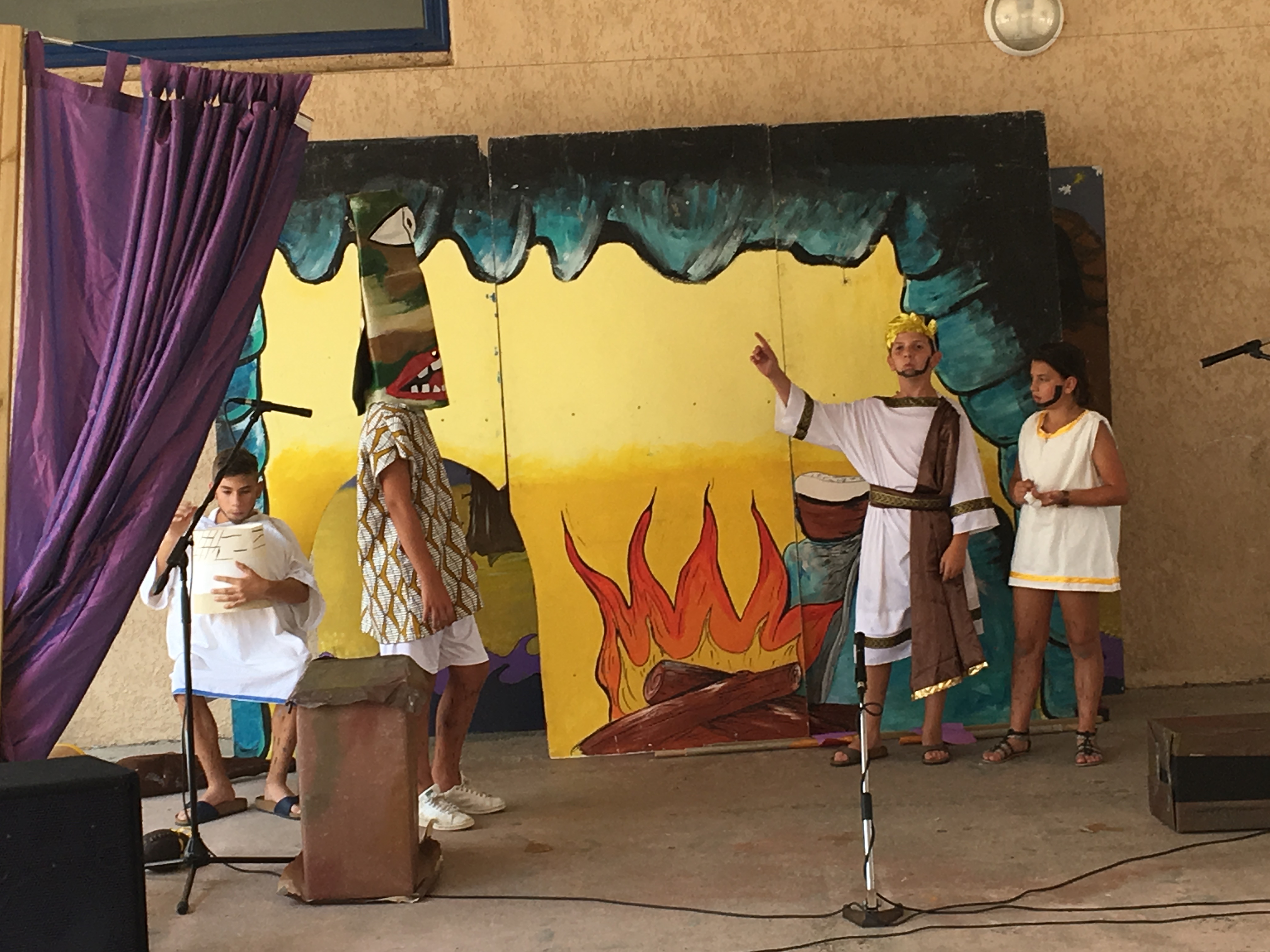 Teatru à a scola Toussaint Massoni