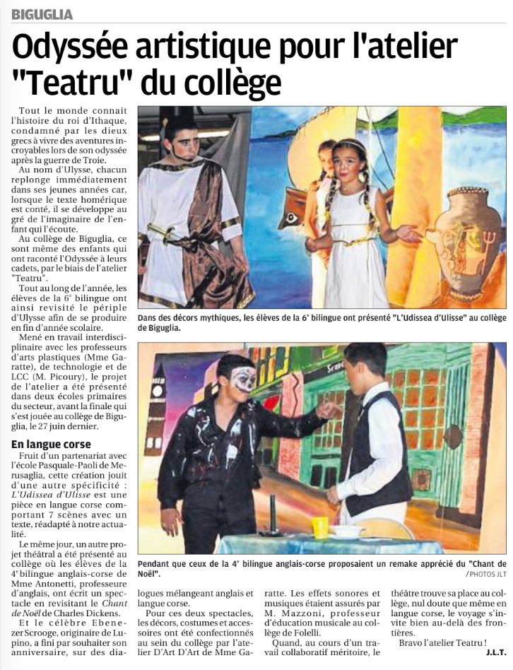 Ne parla Corse-Matin !