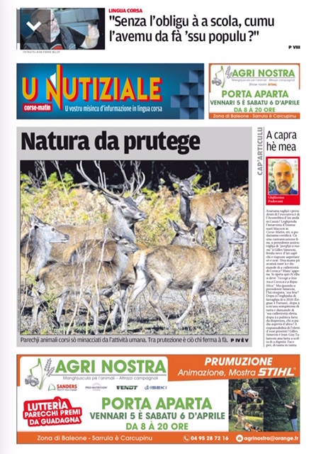 Avemu scuntratu un giurnalistu di Corse-Matin