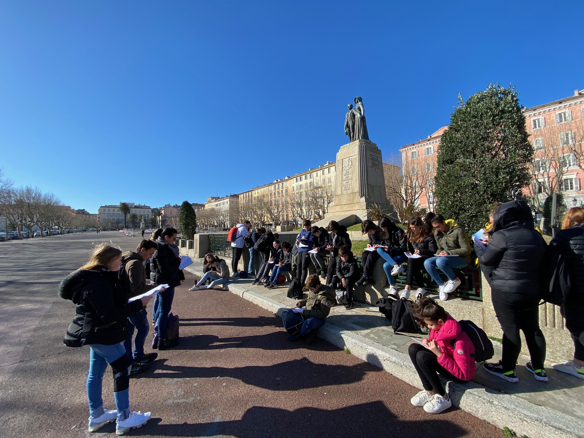 A 5B à a scuperta di a storia di Bastia